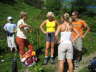 Juli 2006 - kurze Pause bei der Wanderung